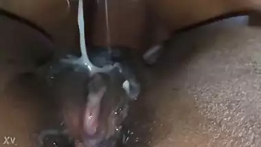 Tamil wife hubby swallowing his own cum after fuck