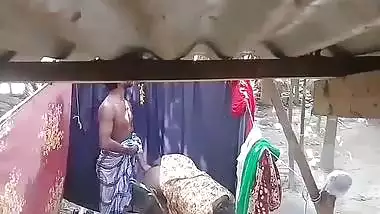 Fatty Desi XXX wife gets her pussy hard fucked outdoors MMS