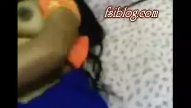 Indian village housewife open blouse show