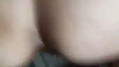 Quick doggy style sex of a big-ass lady