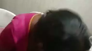 Poor maid gives a desi blowjob to her horny owner