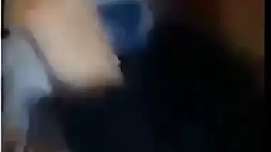 Guy records his Pakistani porn while fucking his hijabi GF