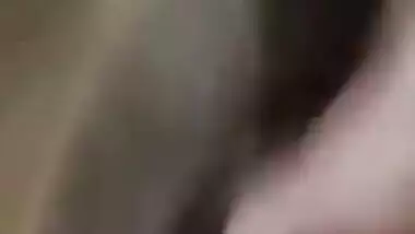 Pakistani wife fingering pussy on selfie web camera